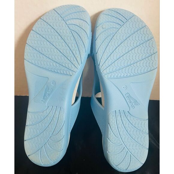 Dansko Womens Krystal Molded Blue Sandal Size 42/11.5-12 - Picture 8 of 13